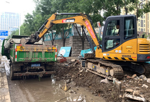尊龙凯时人生就是赢集团支援门头沟区市政道路环境恢